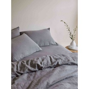 L&M Home Mondo 100% French Storm Linen Pillowcases