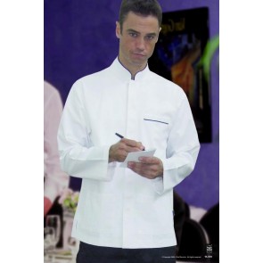 Modern Style Jacket Long Sleeve (Black Trim) by Global Chef