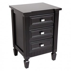 Merci Bedside Table Black Small by Cafe Lighting