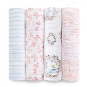 Birdsong 4 Pack Classic Swaddle