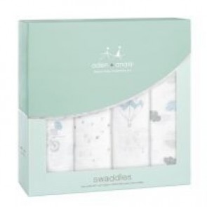 Night Sky Reverie 4-Pack Swaddles by Aden and Anais