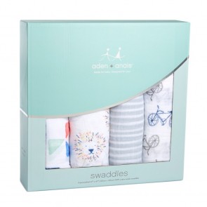 Leader of The Pack 4-pack Classic Swaddle By Aden + Anais