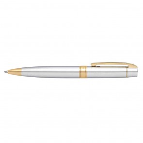 Sheaffer 300 Chrome/Gold Trim Ballpoint Pen