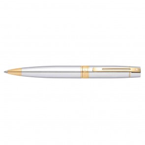 Sheaffer 300 Chrome/Gold Trim Ballpoint Pen