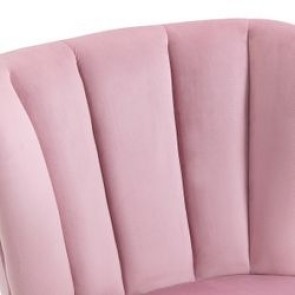 Cafe Lighting Harmon Occasional Chair - Blush Velvet