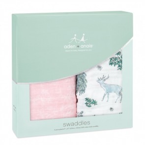 Forest Fantasy Classic Swaddles 2 Pack by Aden and Anais