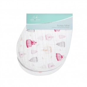 Lovebird 2-pack Classic burpy bibs by Aden and Anais