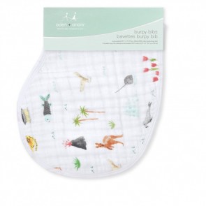 Around The World 2 Pack Classic Muslin Burpy Bib by Aden and Anais