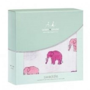 Elephant Parade Classic Single Swaddle By Aden and Anais