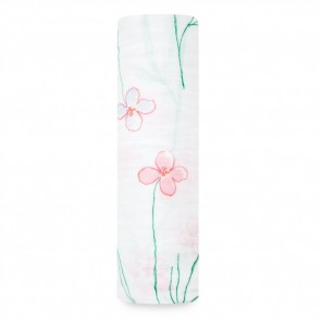 Forest Fantasy Flowers Classic Swaddle Single