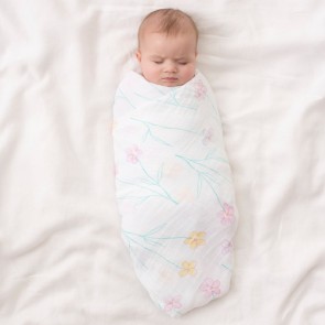 Forest Fantasy Flowers Classic Swaddle Single by Aden and Anais