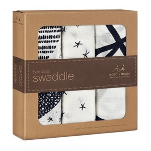 Midnight Bamboo 3 Pack Swaddles