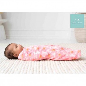 Petal Blooms Classic 4-Pack Muslin Swaddles by Aden and Anais