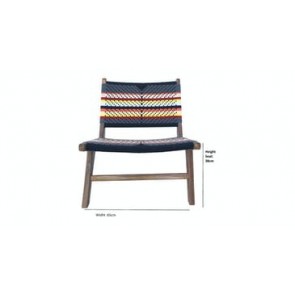 Alexander Santorini Roxy Wooden Relax Chair Multi