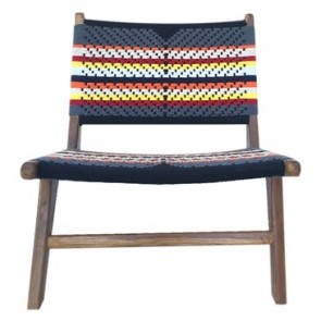 Alexander Santorini Roxy Wooden Relax Chair Multi