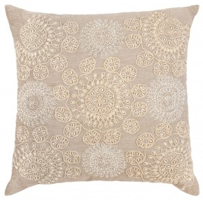 Fab Rug Altair Beige Embroidered Indoor Cushion