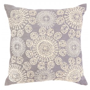 Fab Rug Altair Blue Embroidered Indoor Cushion