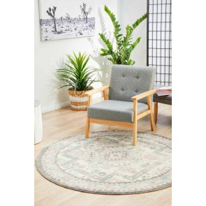 Avenue 704 Silver Round by Rug Culture