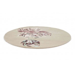 Tranquility Beige 56001 Round Rug by Ted Baker 
