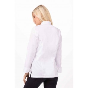 Lansing Womens White Chef Jacket by Chef Works