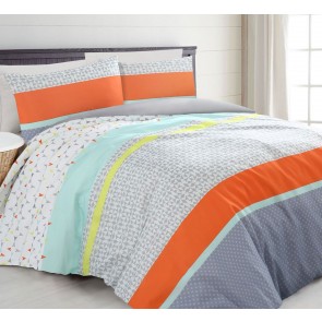 The Big Sleep Geo Tile Double Quilt Cover Set 