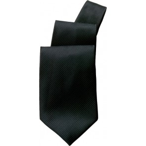 Black Patterned Tie 