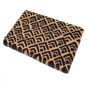 Block Print 100% Coir Doormat by Fab Rugs