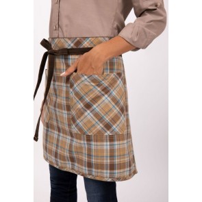 Brown Olympia Half Bistro Apron by Chef Works