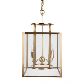 Cafe Lighting Concord Pendant - Small Brass
