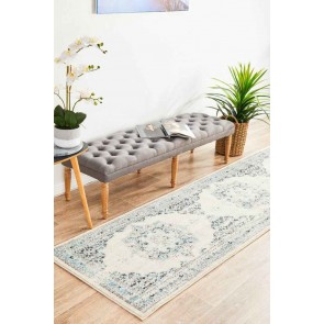 Century 922 White Runner by Rug Culture