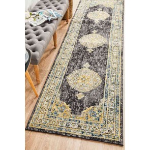 Century 955 Charcoal Runner by Rug Culture