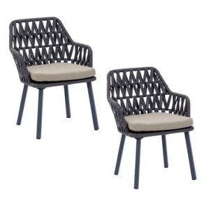 Channel Enterprises Cape Town Outdoor Dining Chair (Set of 2)
