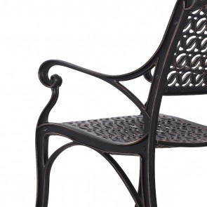 Cherise Outdoor Aluminium Chair by Channel Enterprises