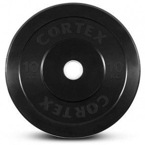 Cortex 10kg Black Series Bumper Plates (Pair)