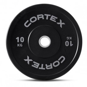 Cortex 10kg Black Series V2 Bumper Plate (Pair)