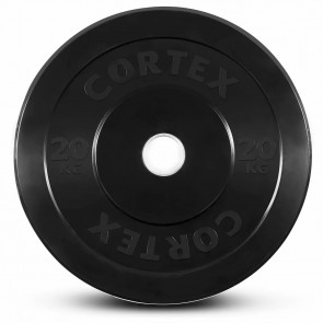 Cortex 20kg Black Series Bumper Plates (Pair)
