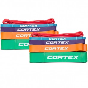 Cortex Resistance Bands Pairs Set of 10 (5mm to 45mm) 