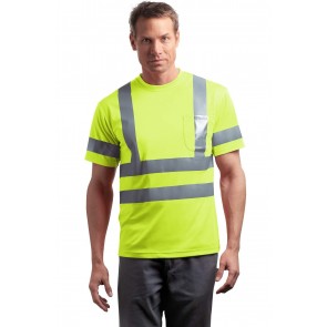 CornerStone ANSI 107 Class 3 Short Sleeve Snag-Resistant Reflective T-Shirt