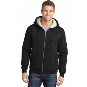 CornerStone Heavyweight Sherpa-Lined Hooded Fleece Jacket