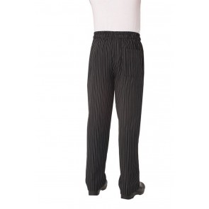 Designer Pinstripe Baggy Chef Pants by Chef Works