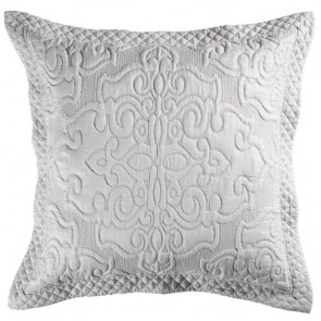 Laurent Silver European Pillowcase By Bianca