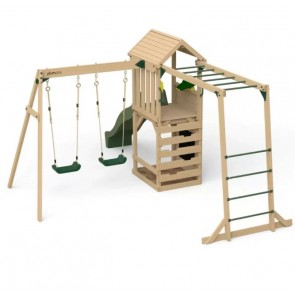 Plum Play Lookout Tower Play Centre with Swings and Monkey Bars