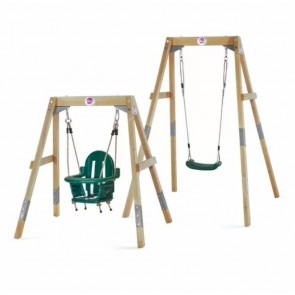 Plum Play 2-IN-1 Wooden Swing Set