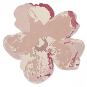 Ted Bake Shaped Magnolia Light Pink Round 162303 by Rug Culture