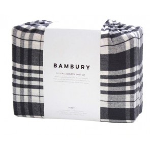 Bambury Brentford Flannelette Sheet Set 
