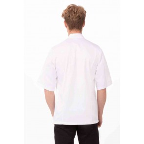 White Capri Premium Cotton Chef Jacket by Chef Works  