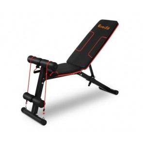 Everfit Adjustable FID Weight Bench Fitness Flat Incline