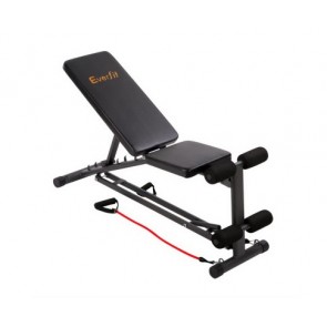 Everfit Adjustable FID Weight Bench Flat Incline Fitness Gym Equipment