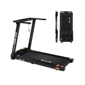 Everfit Electric Treadmill Fully Foldable 420mm Belt Black