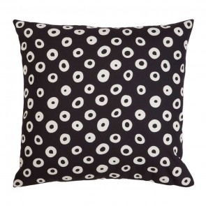 Fab Rug Speckle Black And Beige Outdoor Cushion